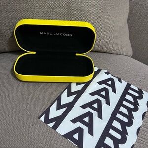 Marc Jacobs Yellow Glasses Case